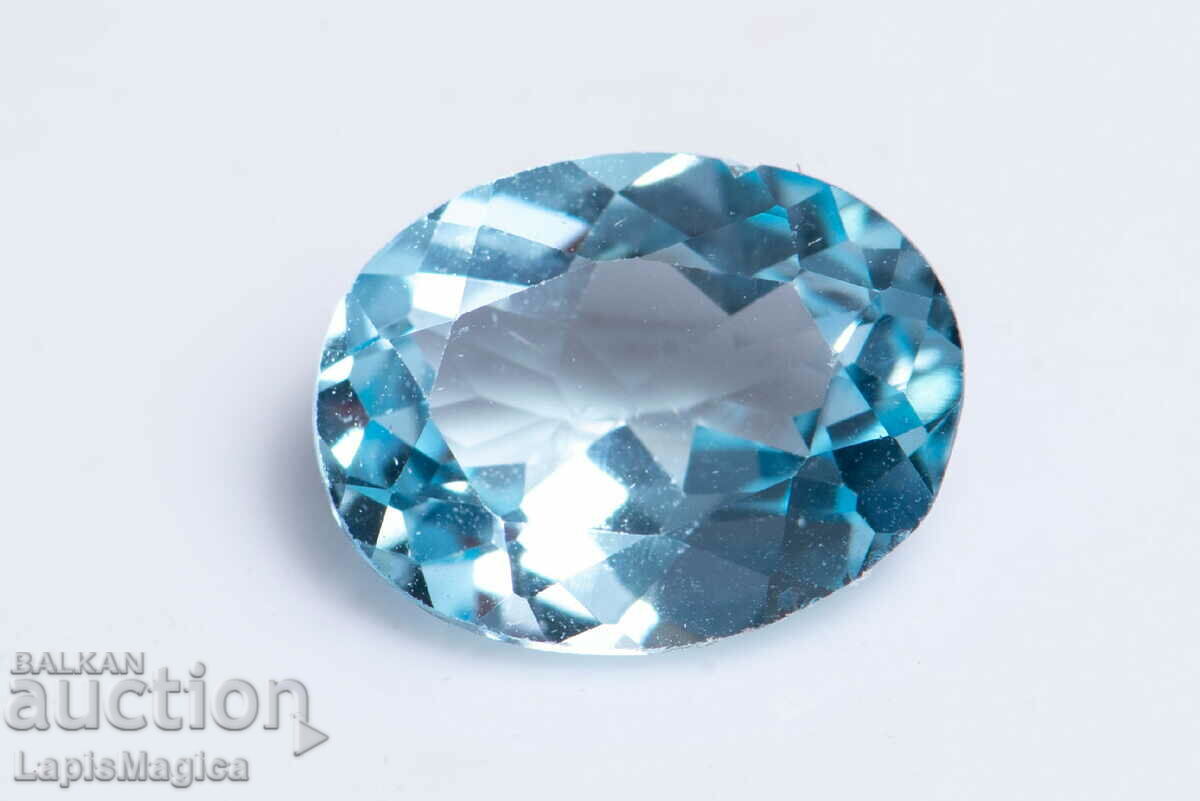 Topaz albastru 1.86ct 9x7mm Oval Cut #4