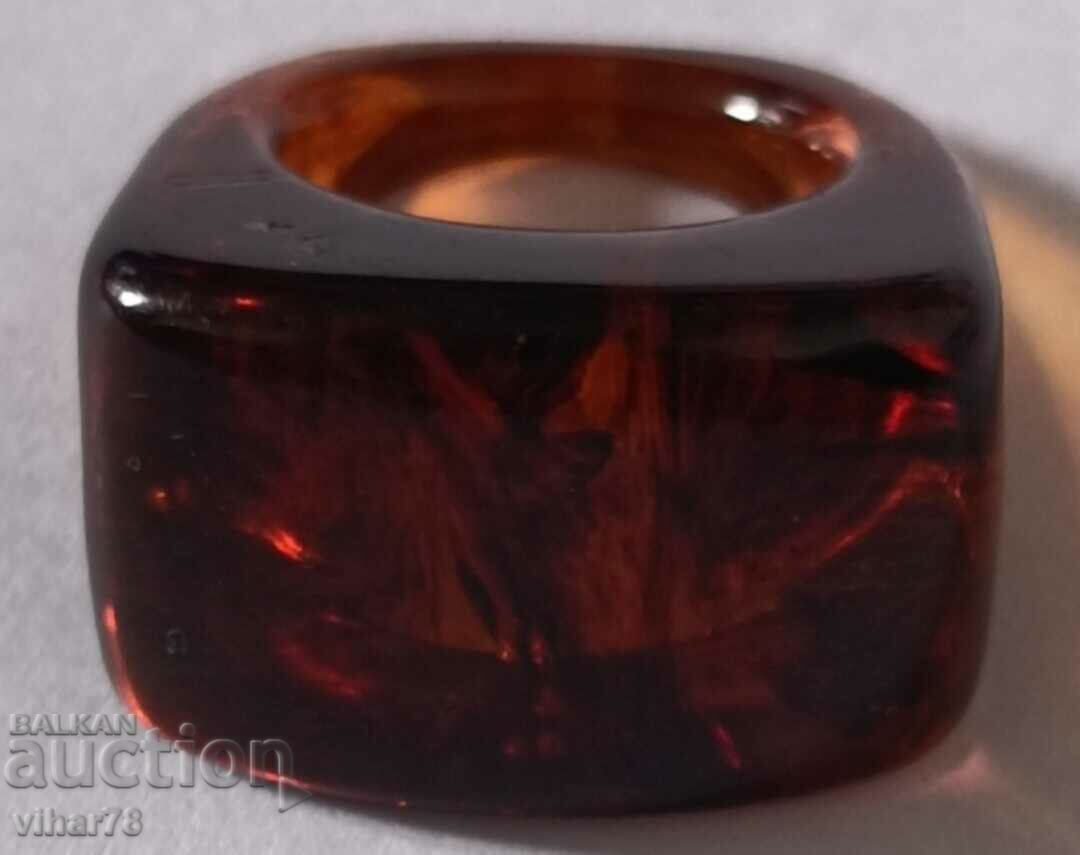 Amber ring