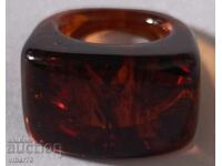 Κεχριμπάρι δαχτυλίδι