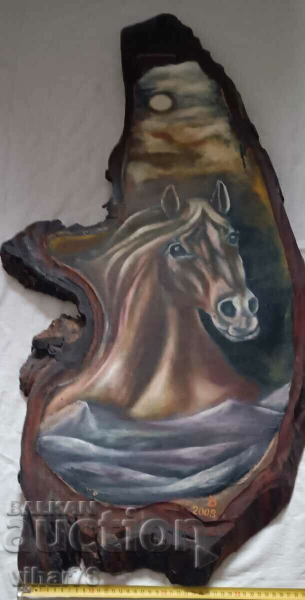 Large drawing of a tree-horse with price 399.99 BGN | € 204.51 Large drawing of a tree-horse with price 399.99 BGN | € 204.51