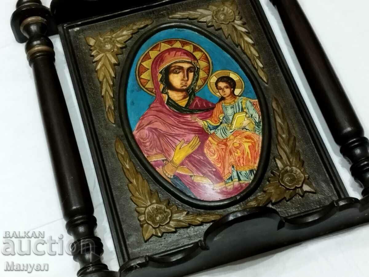 Old home iconostasis. - 5