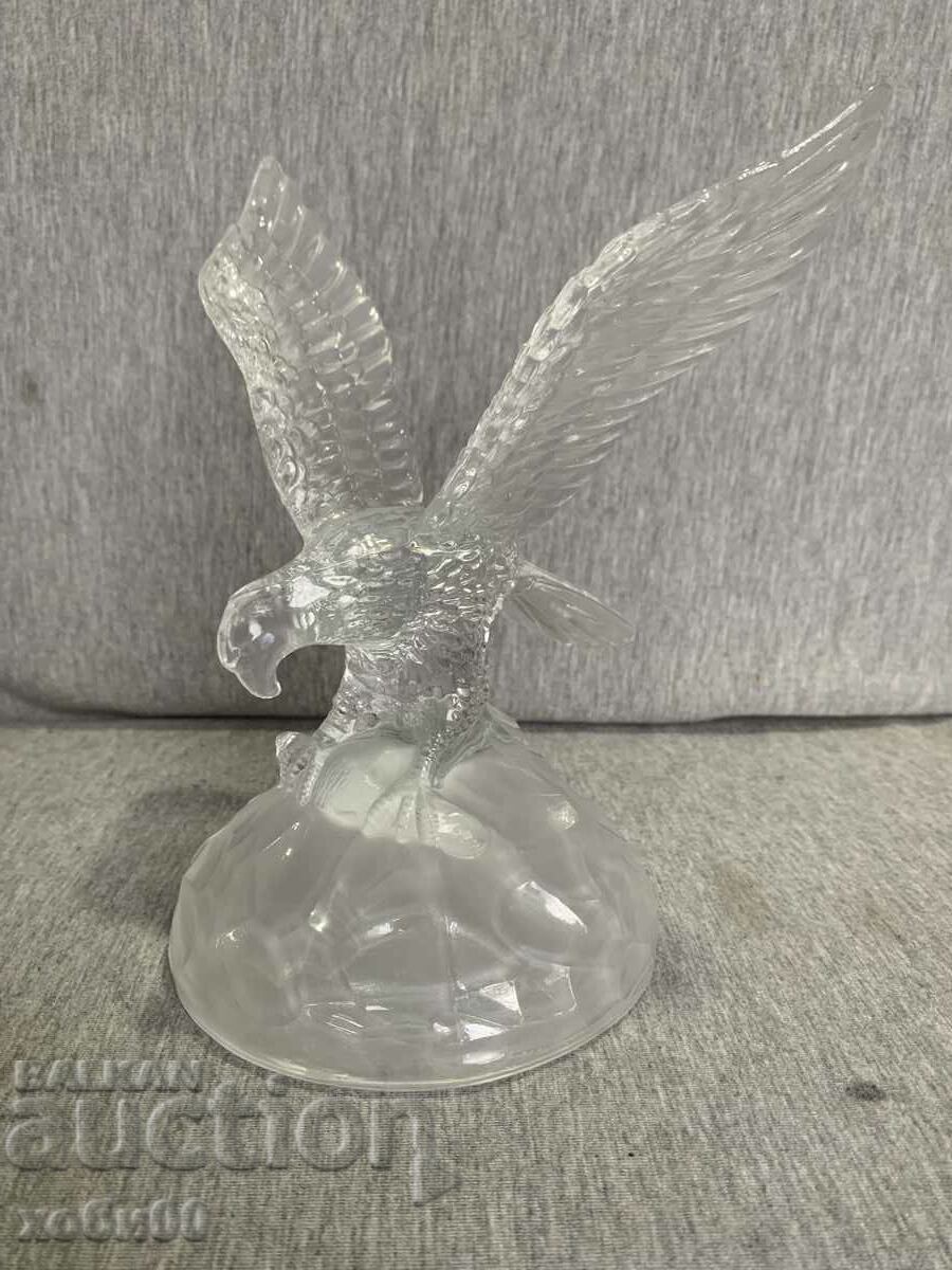 figure statuette crystal eagle