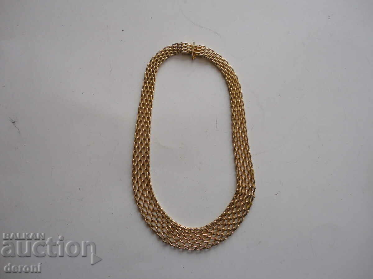 Auction Great gold plated necklace 5 Auction Great gold plated necklace 5