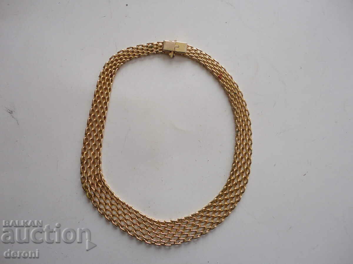 Great gold plated necklace 5 - 5 Great gold plated necklace 5 - 5