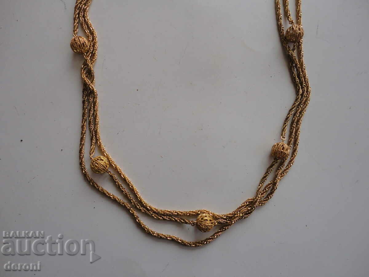 Great gold plated necklace 6 with price 15.00 BGN | € 7.67 Great gold plated necklace 6 with price 15.00 BGN | € 7.67