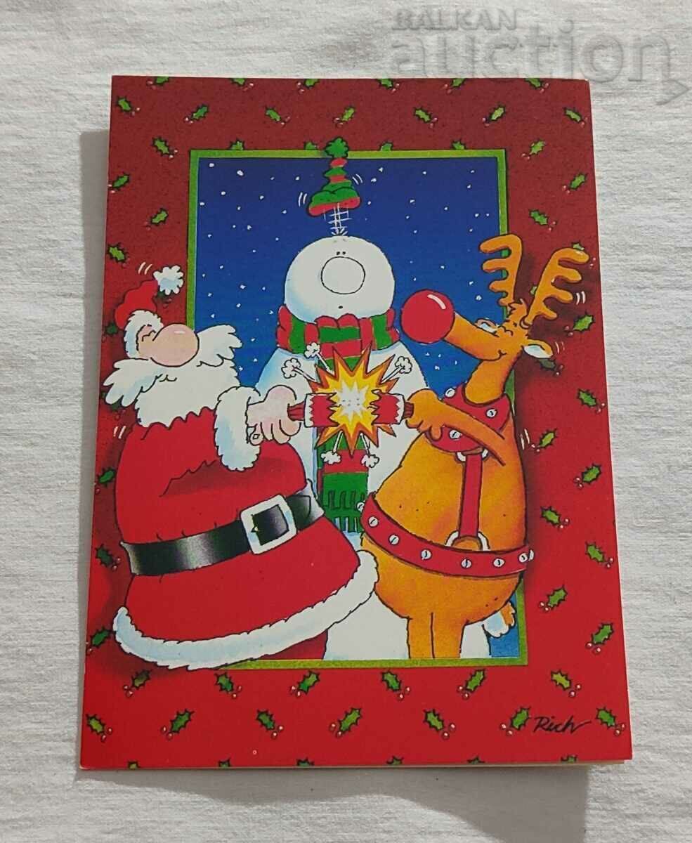 SANTA RUDOLF CHEERS HUMOR P.K. CLEAN SANTA RUDOLF CHEERS HUMOR P.K. CLEAN