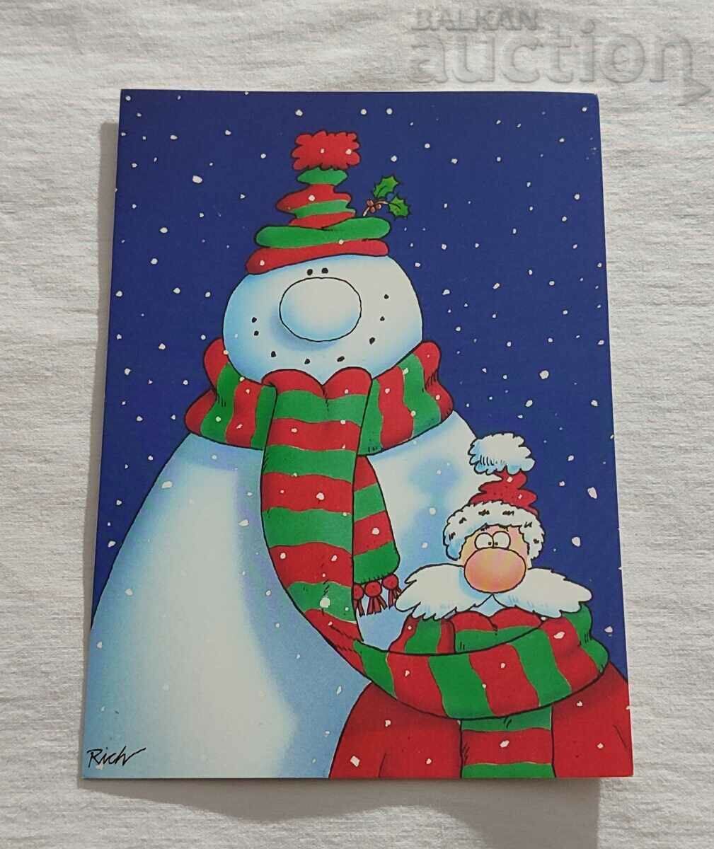 SANTA CHRISTMAS SNOWMAN HUMOR P.K. CLEAN SANTA CHRISTMAS SNOWMAN HUMOR P.K. CLEAN