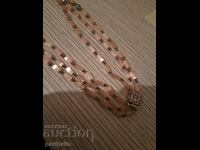 Great pale pink necklace,