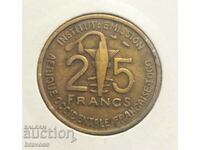 Togo - 25 fr.1957 from the 1 st.