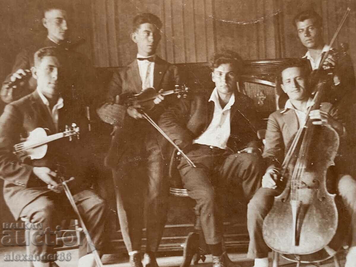 Оркестър стара снимка с цена 5.00 лв. | € 2.56 Оркестър стара снимка с цена 5.00 лв. | € 2.56