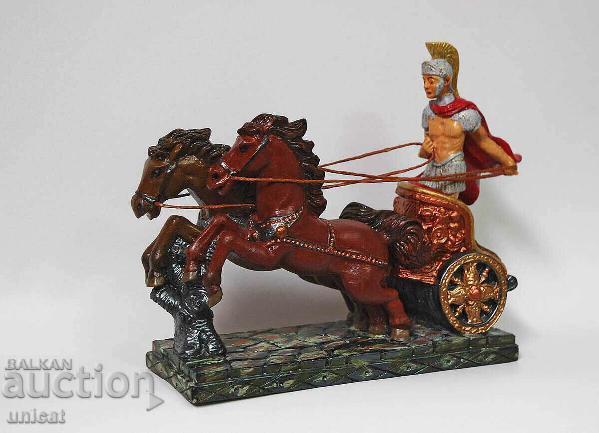 "Toward Victory" - chariot race, sculpture
