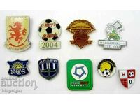 Soccer Badges-Football Exotics-New Zealand-Lot of 9 Badges