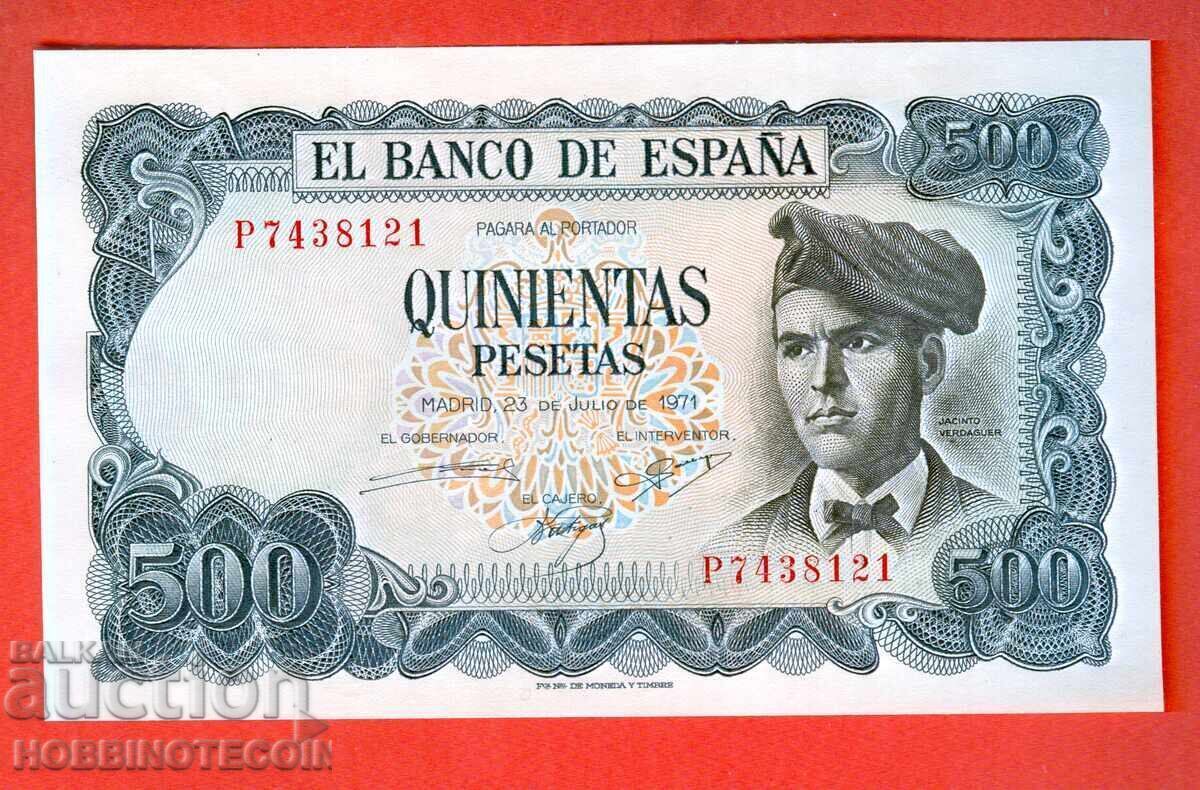 SPAIN SPAIN 500 Pesetas issue 1971 NEW UNC SPAIN SPAIN 500 Pesetas issue 1971 NEW UNC