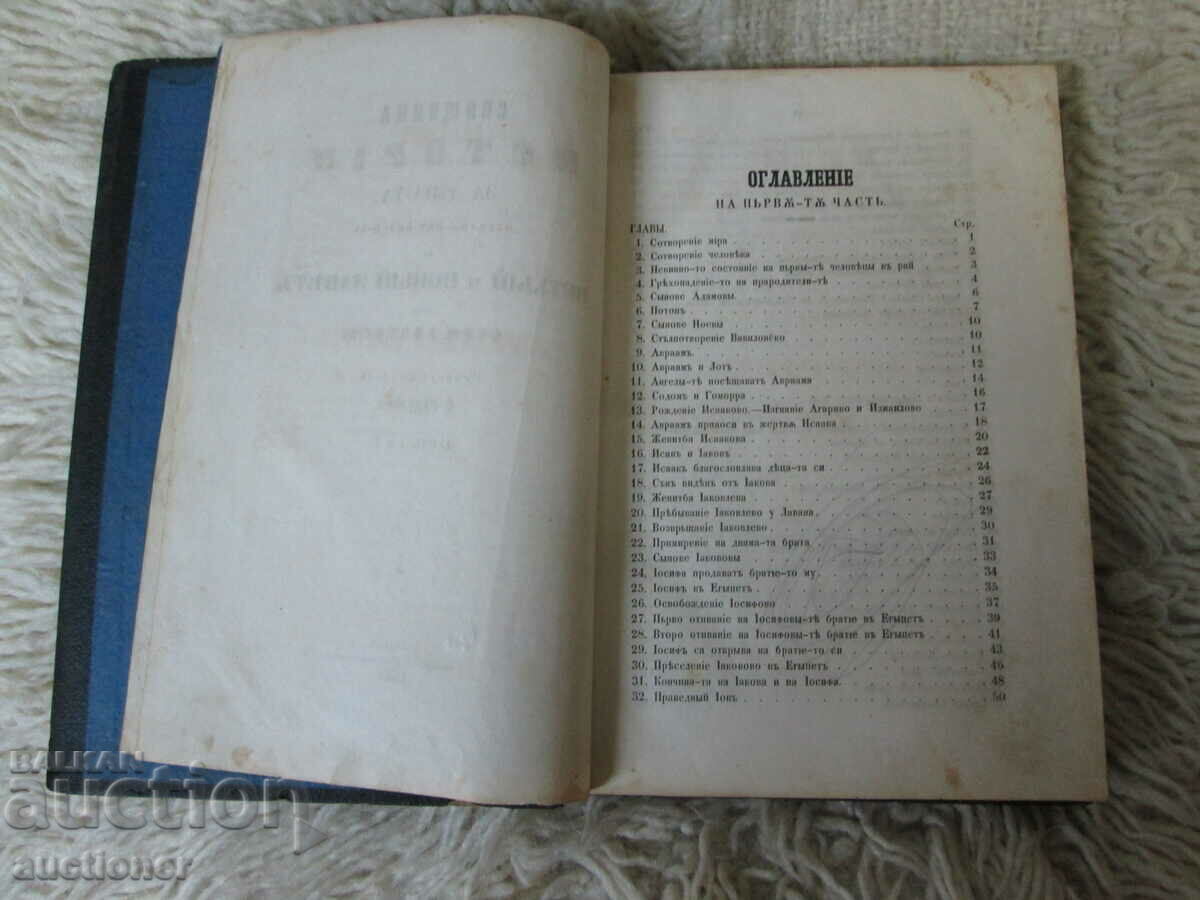 SACRED HISTORY FOR CHILDREN-OLD AND NEW TESTAMENT-1865 with price 2000.00 BGN | € 1022.58 SACRED HISTORY FOR CHILDREN-OLD AND NEW TESTAMENT-1865 with price 2000.00 BGN | € 1022.58
