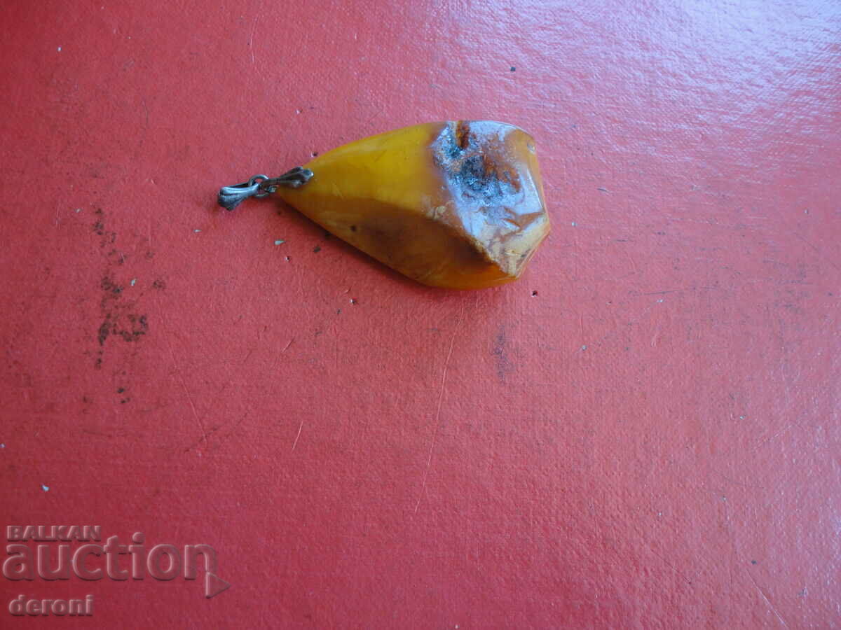 Colier pandantiv din argint cu chihlimbar - 5 Colier pandantiv din argint cu chihlimbar - 5