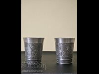 Grenningloh pewter cups