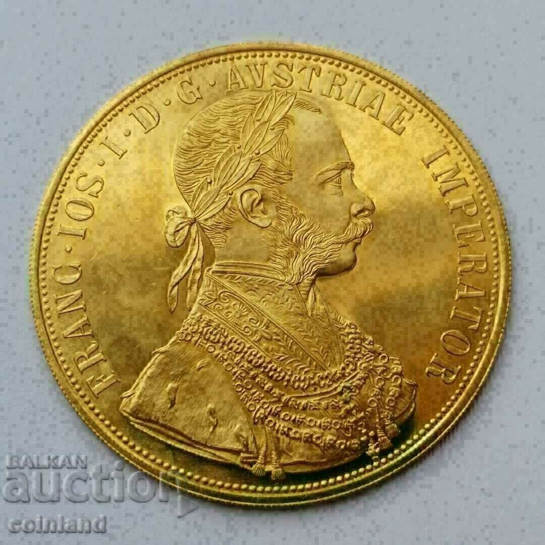 4 ducats 1915 - REPLICA REPRODUCTION with price 15.00 BGN | € 7.67 4 ducats 1915 - REPLICA REPRODUCTION with price 15.00 BGN | € 7.67