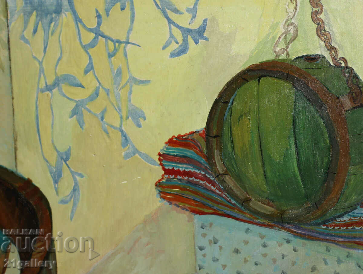 Teodora Karidova, ζωγραφική, λαδομπογιές, εσωτερικό - 6