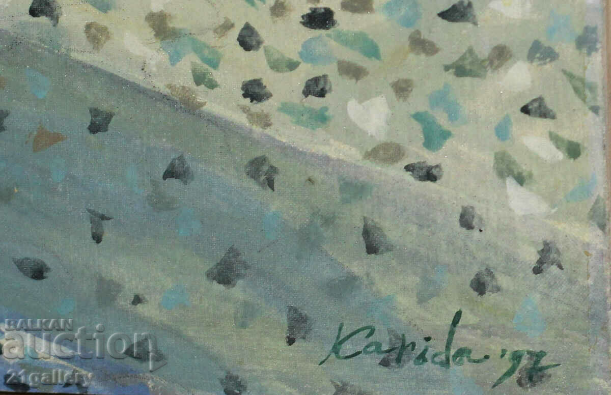 Teodora Karidova, ζωγραφική, λαδομπογιές, εσωτερικό - 7