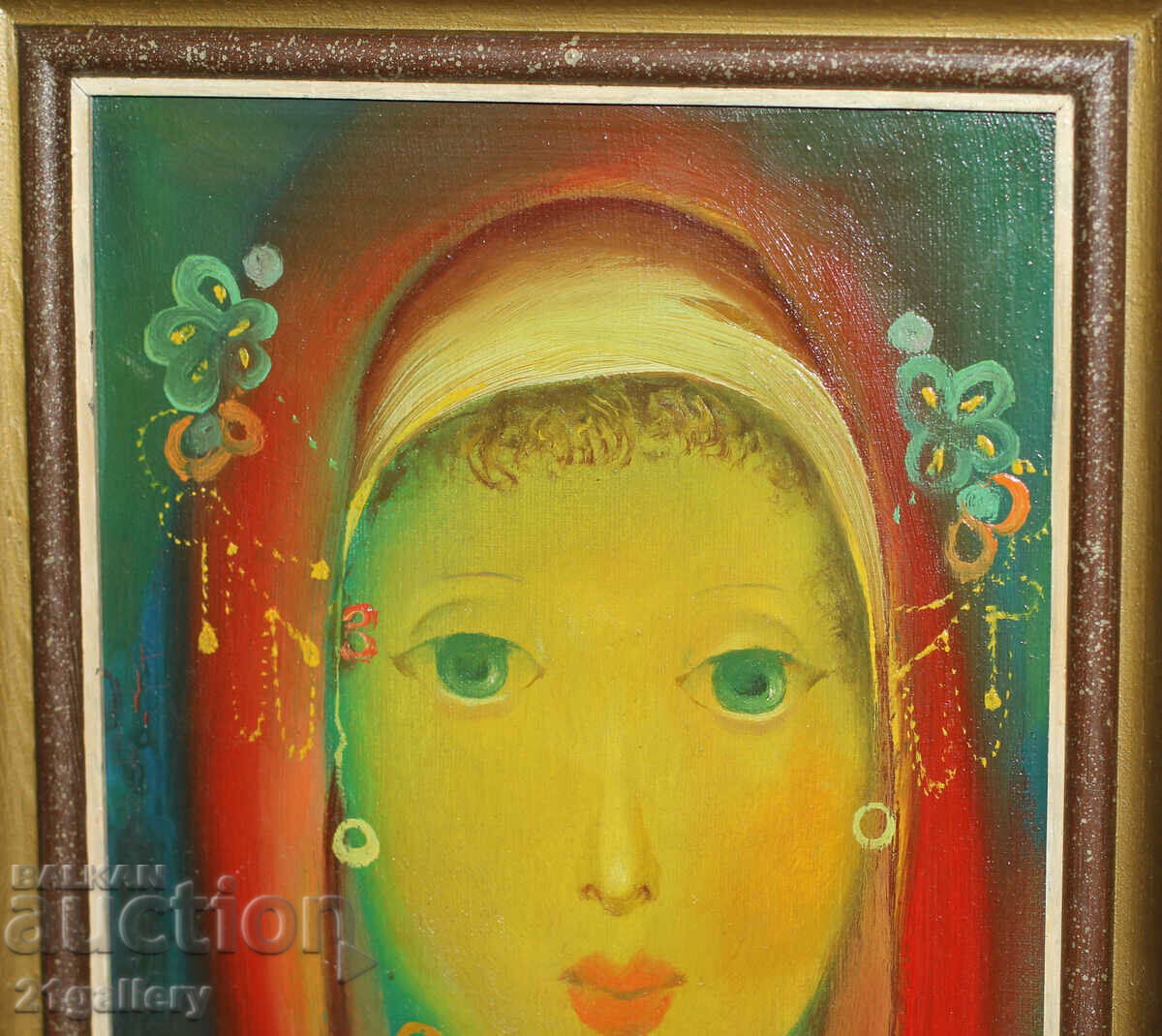 Mitko Dimitrov (1926-2022) portrait, oil paints 1997 - 6 Mitko Dimitrov (1926-2022) portrait, oil paints 1997 - 6