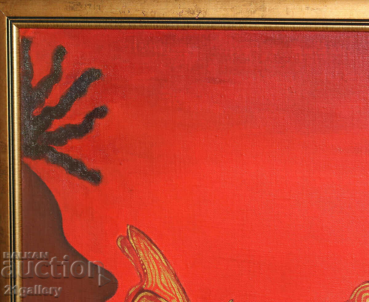 Auction R. Mikov Abstract oil composition, signed 2006. Auction R. Mikov Abstract oil composition, signed 2006.