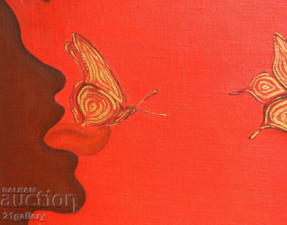 Delivery of R. Mikov Abstract oil composition, signed 2006. Delivery of R. Mikov Abstract oil composition, signed 2006.