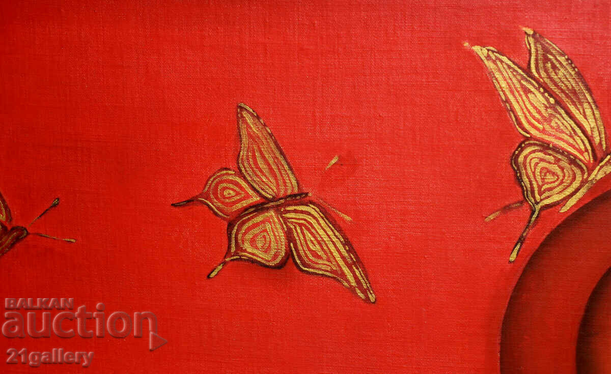 R. Mikov Abstract oil composition, signed 2006. - 5 R. Mikov Abstract oil composition, signed 2006. - 5