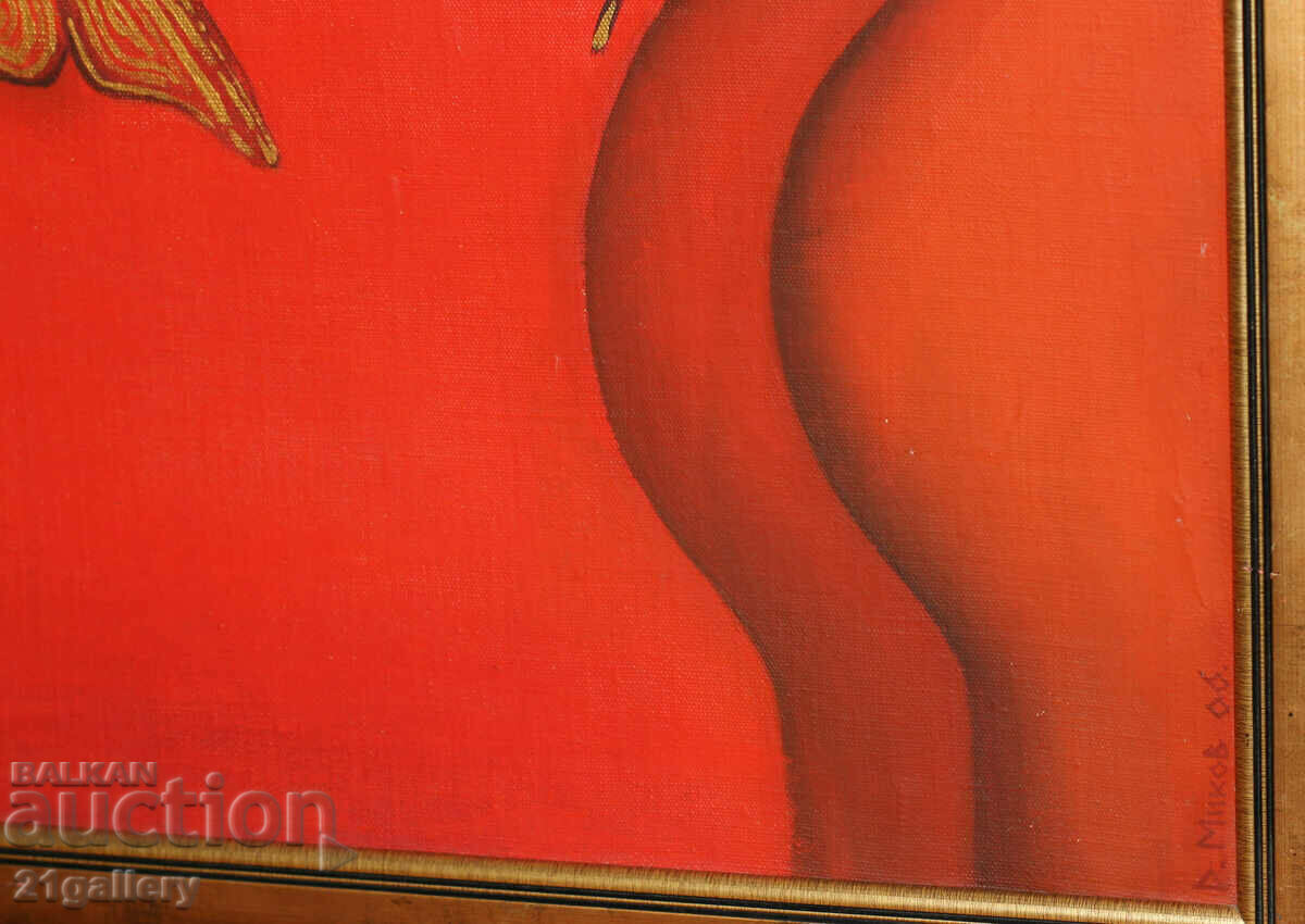 R. Mikov Abstract oil composition, signed 2006. - 6 R. Mikov Abstract oil composition, signed 2006. - 6