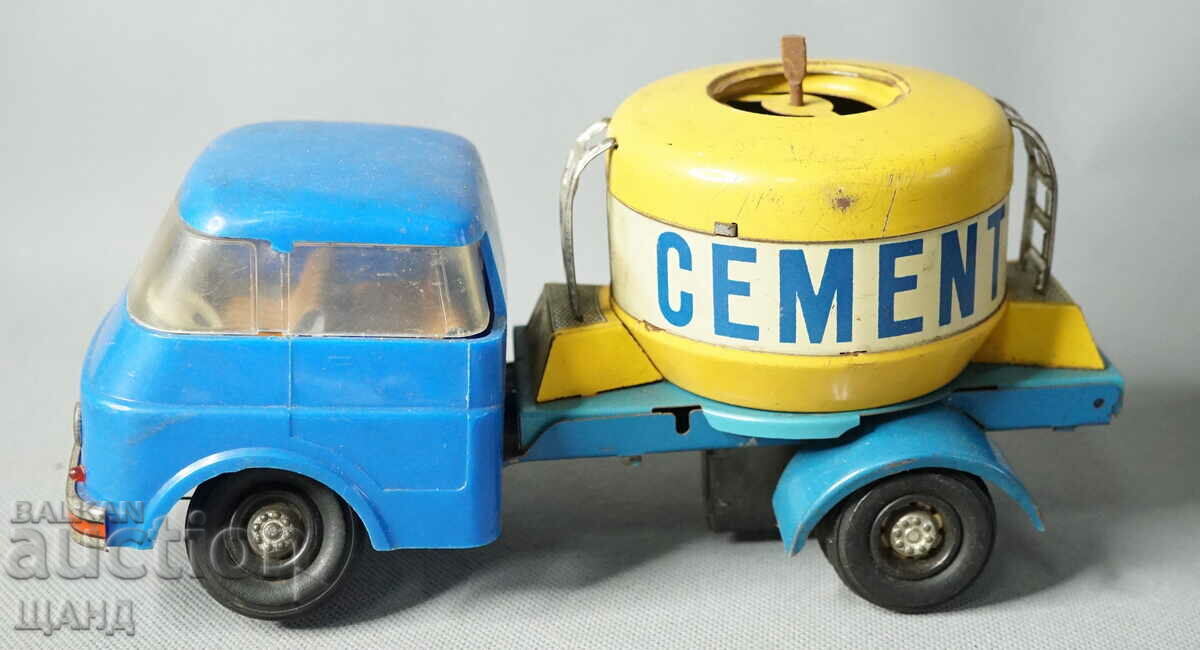 Old Rare German toy cement truck model