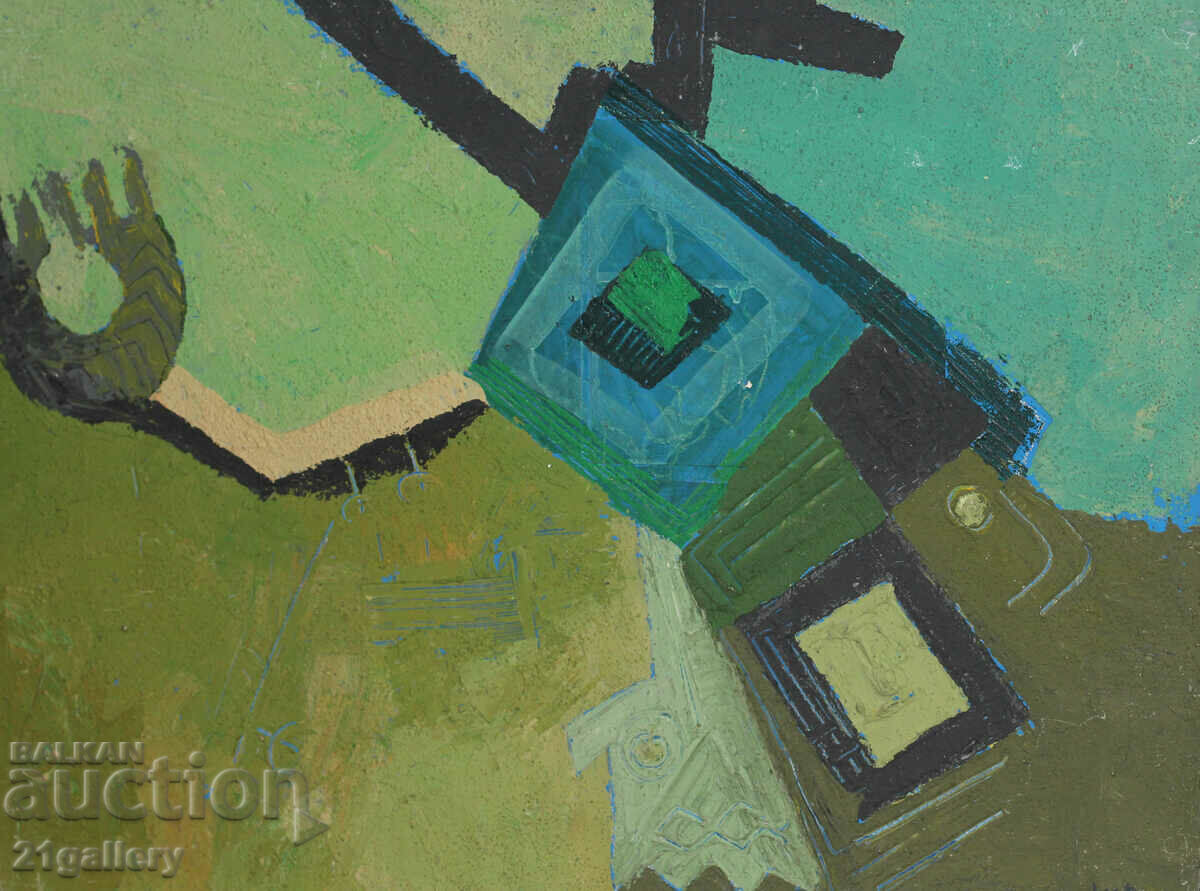 Vasil Dokev (1938- 2017) Περίληψη, λαδομπογιές, υπογραφή με τιμή 1000.00 BGN | € 511.29 Vasil Dokev (1938- 2017) Περίληψη, λαδομπογιές, υπογραφή με τιμή 1000.00 BGN | € 511.29