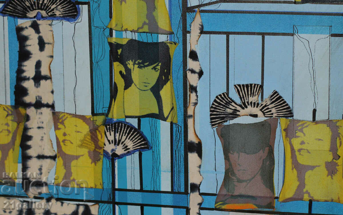 Παράδοση Vladimir Mitrev (1972-) κολάζ, ακρυλικό, υπογραφή 2011 Παράδοση Vladimir Mitrev (1972-) κολάζ, ακρυλικό, υπογραφή 2011