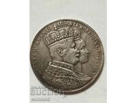 GERMAN COIN MEDAL PLAQUE - REPLICA REPRODUCTION