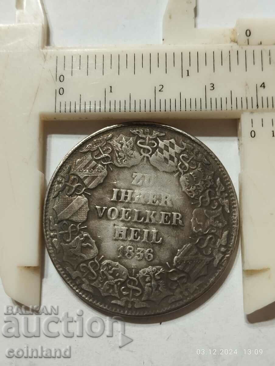 Licitație PLACHETA MEDALIA MONEDA GERMANA - REPRODUCERE REPLICA