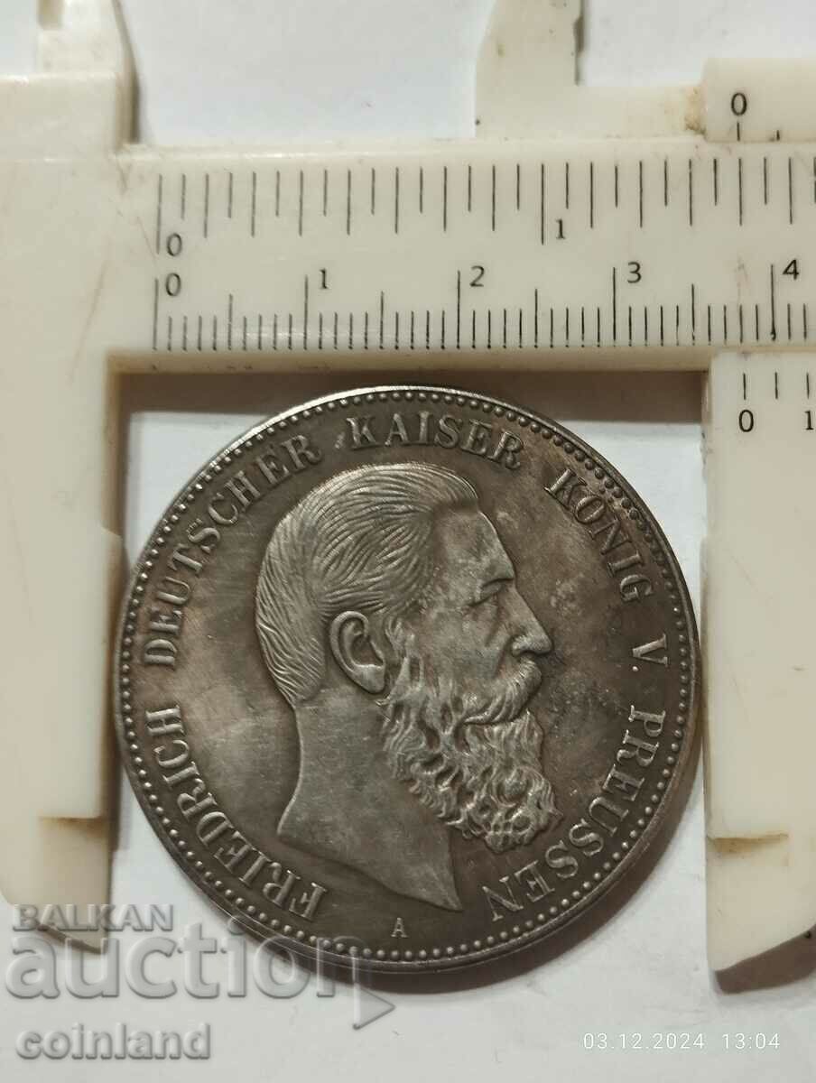 Licitație PLACHETA MEDALIA MONEDA GERMANA - REPRODUCERE REPLICA