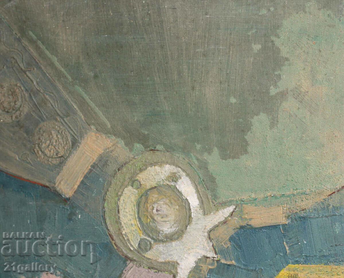 Аукцион Васил Докев (1938- 2017)Абстракция, маслени бои, подписана Аукцион Васил Докев (1938- 2017)Абстракция, маслени бои, подписана