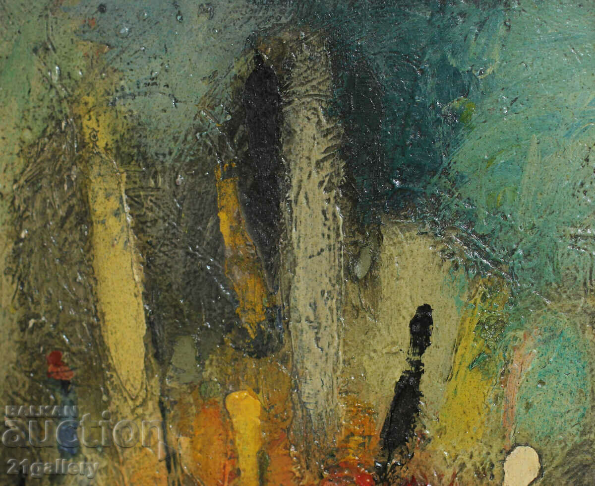 Delivery of Dimitar Bogdanov (1961-) oil paints, signed Delivery of Dimitar Bogdanov (1961-) oil paints, signed