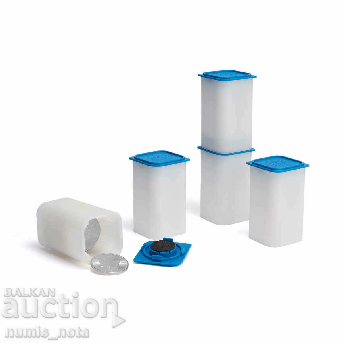 Οι σωλήνες είναι ασημένιες ουγγιές - Leuchtturm - για νομίσματα 40-41 mm Οι σωλήνες είναι ασημένιες ουγγιές - Leuchtturm - για νομίσματα 40-41 mm