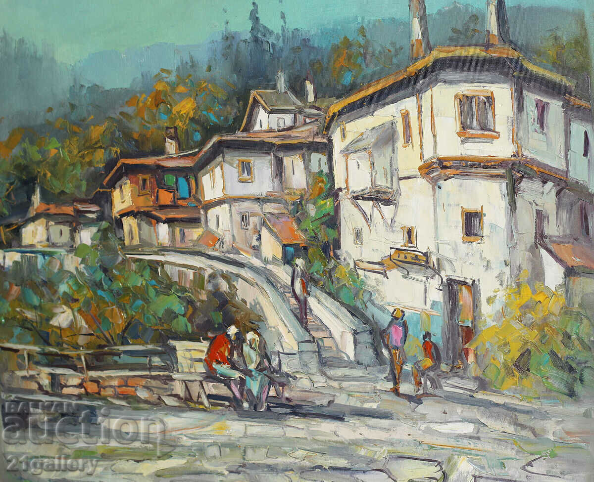 Auction Georgi Paunov - Paunets (1944) Landscape oil paints, signed Auction Georgi Paunov - Paunets (1944) Landscape oil paints, signed