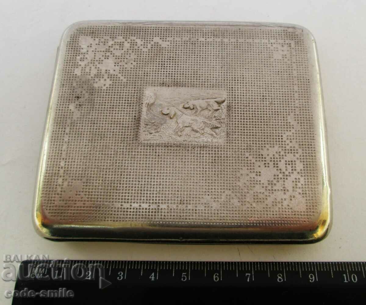 Old snuffbox with hunting dogs hunter in the Kingdom of Bulgaria - 7 Old snuffbox with hunting dogs hunter in the Kingdom of Bulgaria - 7