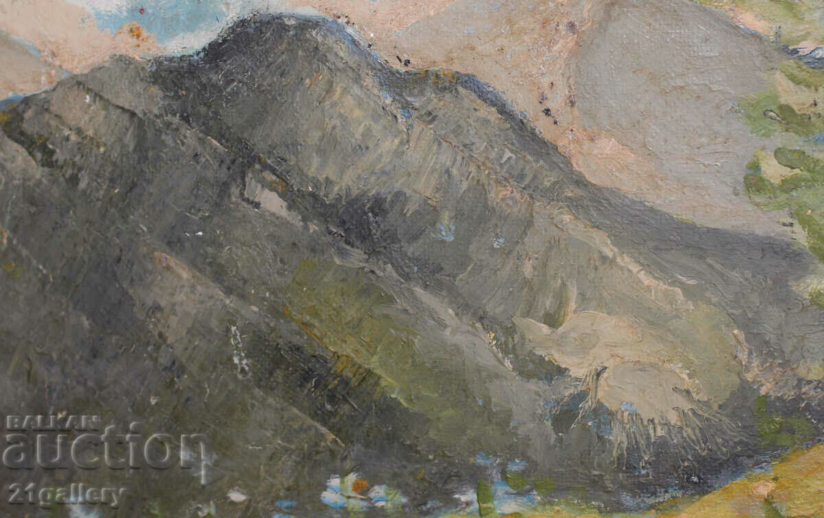 Lyuben Petrov Hristov - Red/oil paints, signed - 5 Lyuben Petrov Hristov - Red/oil paints, signed - 5