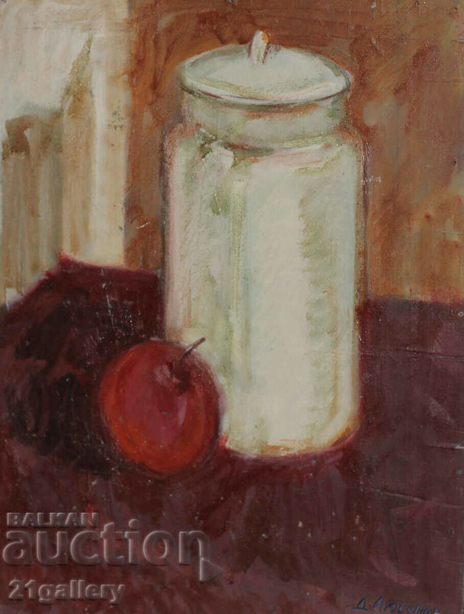 Dimitar Lubenov - Leonardo/oil paints, signed with price 250.00 BGN | € 127.82 Dimitar Lubenov - Leonardo/oil paints, signed with price 250.00 BGN | € 127.82