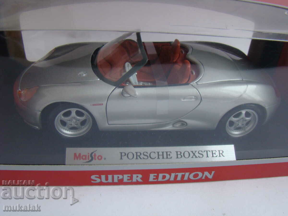 1:18 MAISTO PORSCHE BOXSTER TOY MODEL CAR with price 50.00 BGN | € 25.56 1:18 MAISTO PORSCHE BOXSTER TOY MODEL CAR with price 50.00 BGN | € 25.56