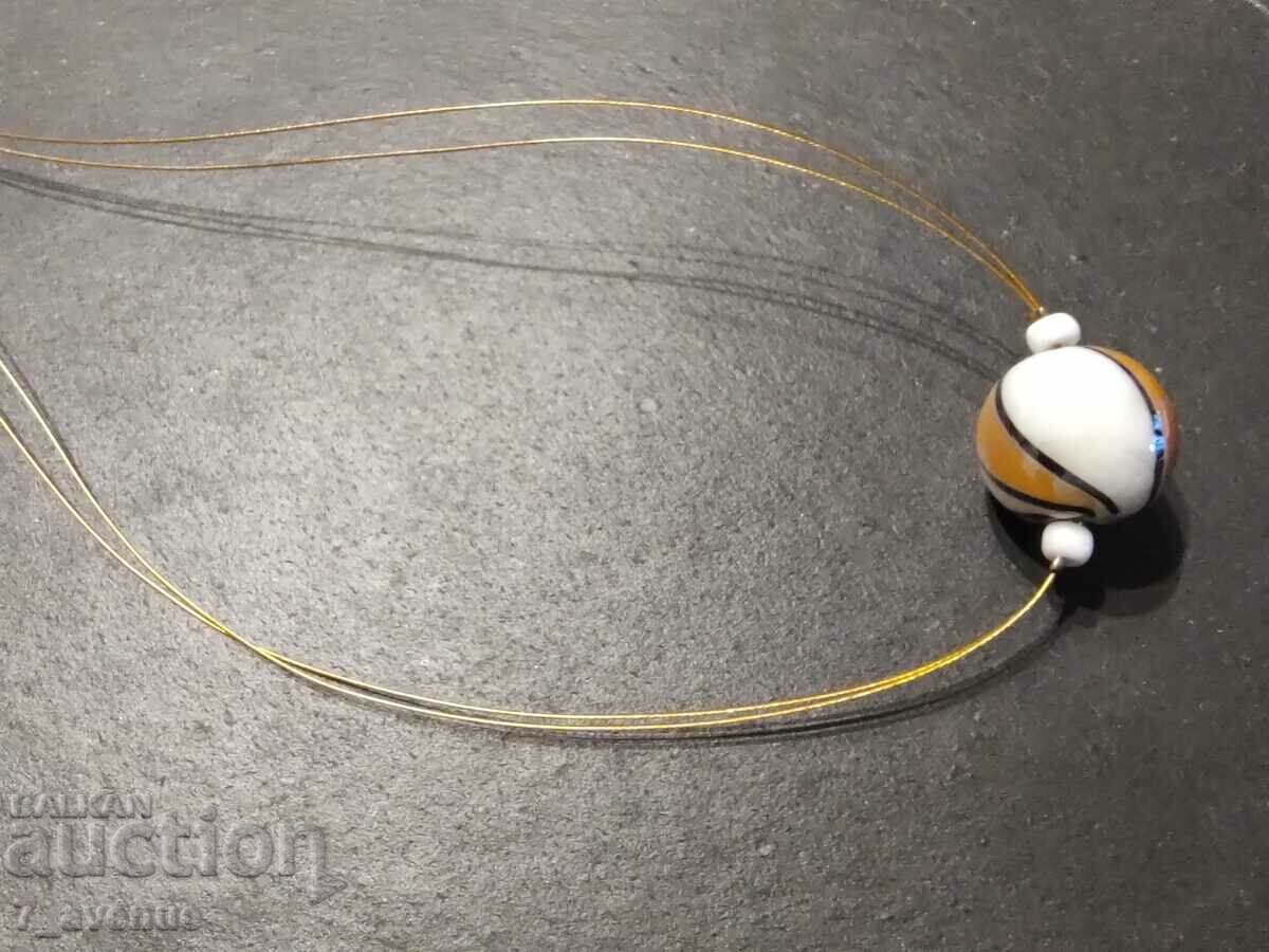 Necklace jewelry necklace with Murano sphere, elite, 3.12.24 with price 99.00 BGN | € 50.62 Necklace jewelry necklace with Murano sphere, elite, 3.12.24 with price 99.00 BGN | € 50.62