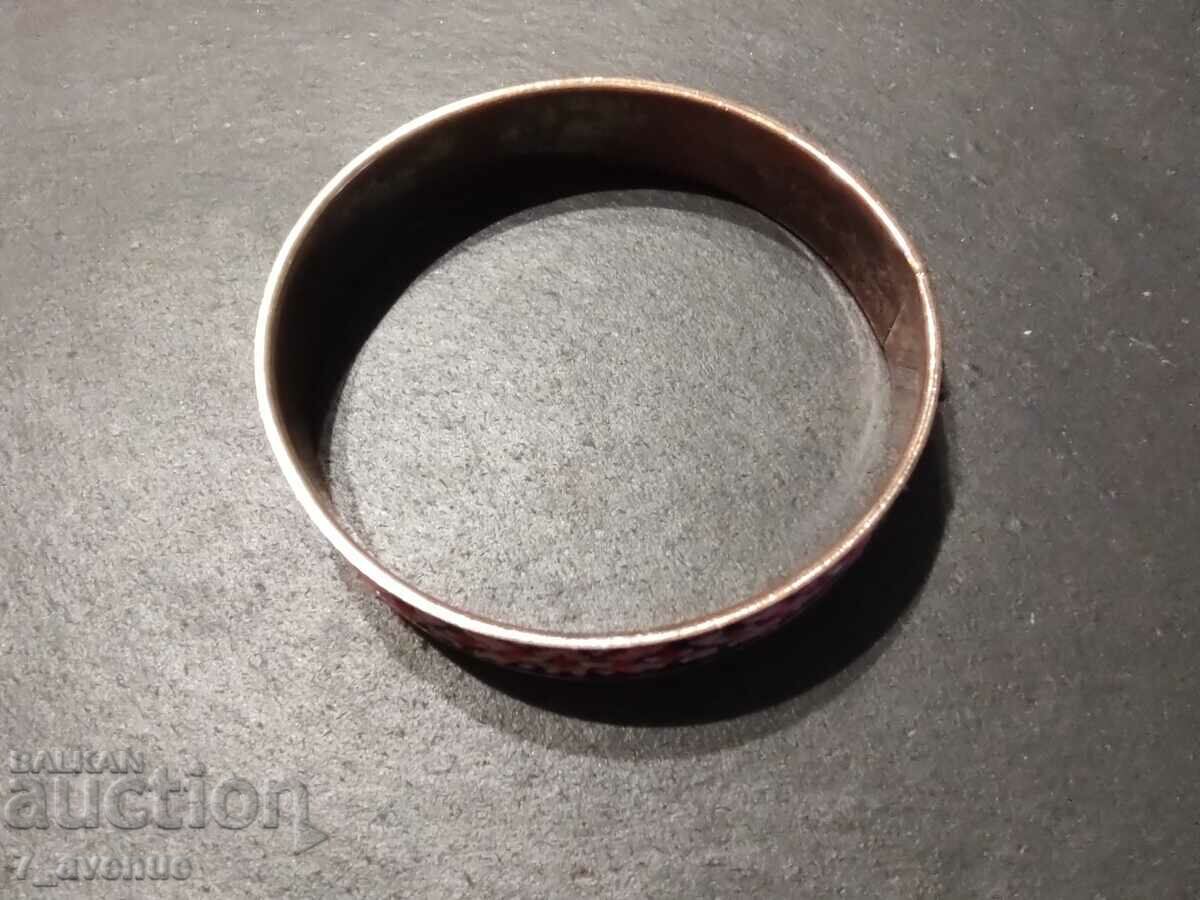 Auction Bracelet with embroidery, for costume, ethnic, 3.12.24 Auction Bracelet with embroidery, for costume, ethnic, 3.12.24