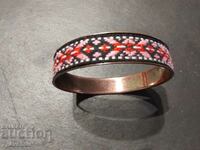 Bracelet with embroidery, for costume, ethnic, 3.12.24