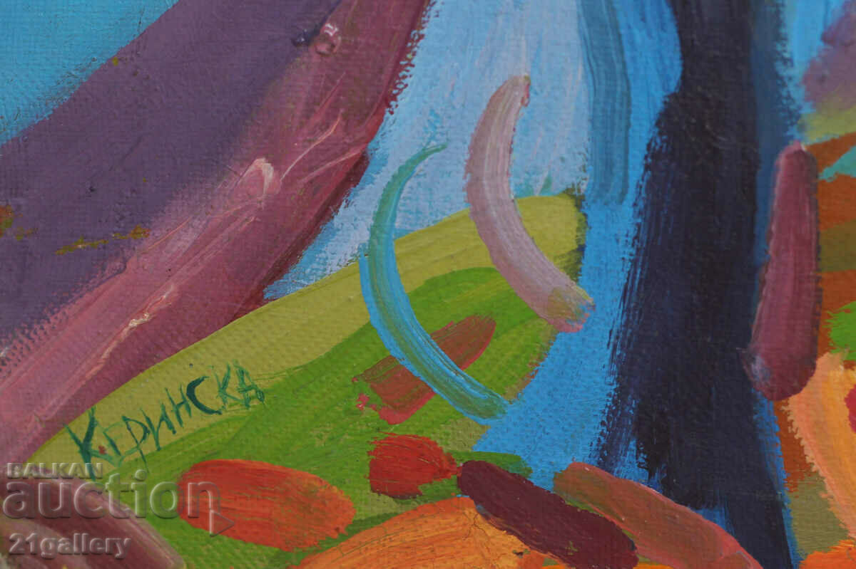 Nicoleta Kerinska (1972-) abstract composition signed - 7 Nicoleta Kerinska (1972-) abstract composition signed - 7