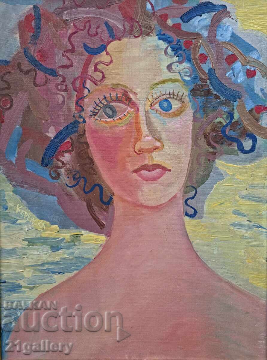 Delivery of Nicoleta Kerinska (1972-) portrait signed Delivery of Nicoleta Kerinska (1972-) portrait signed