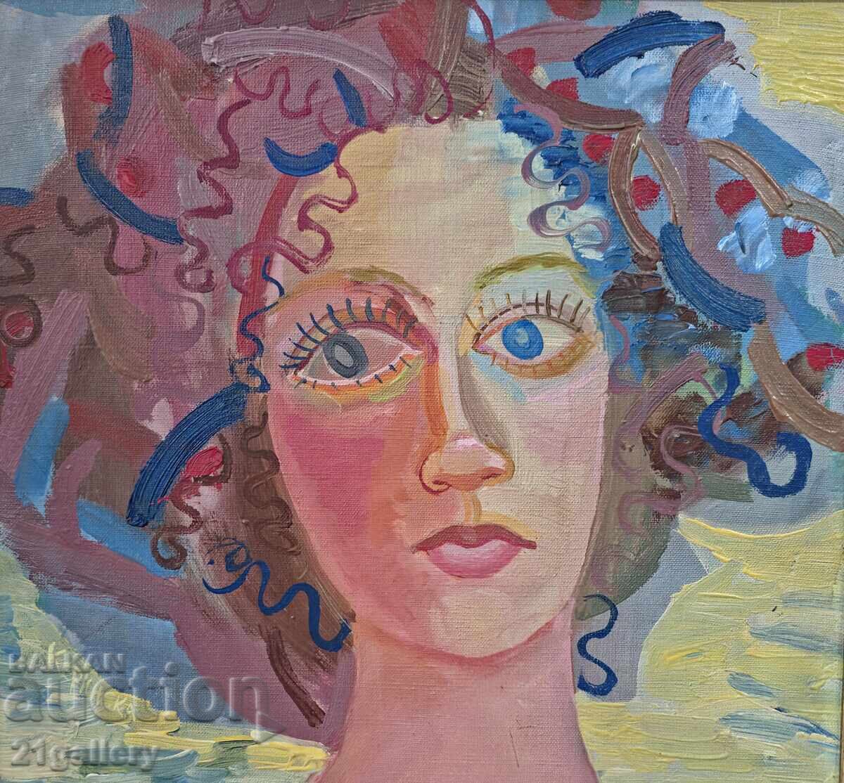 Nicoleta Kerinska (1972-) portrait signed - 5 Nicoleta Kerinska (1972-) portrait signed - 5