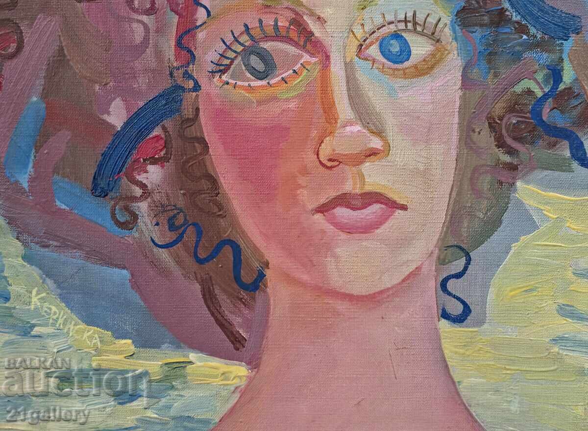 Nicoleta Kerinska (1972-) portrait signed - 6 Nicoleta Kerinska (1972-) portrait signed - 6