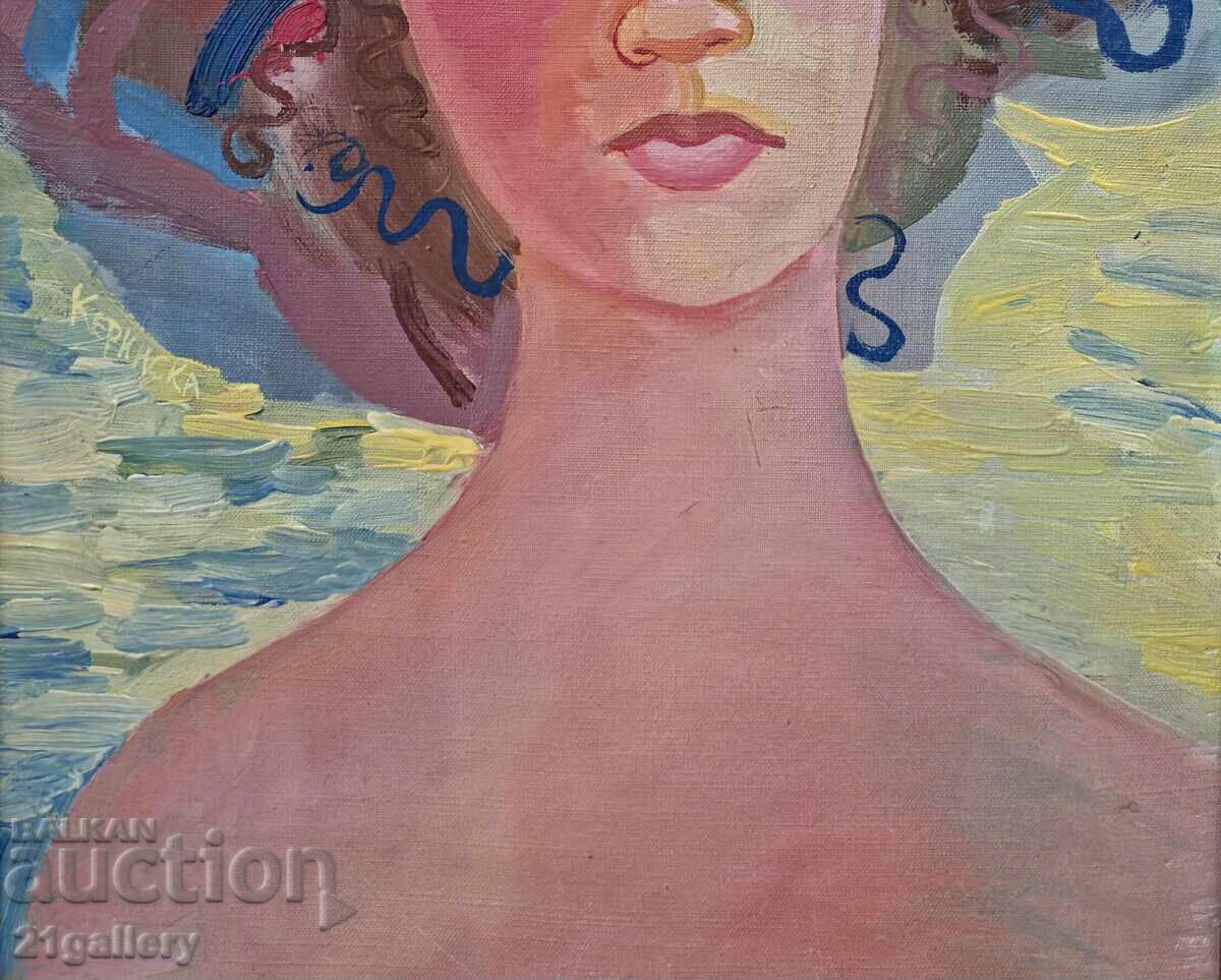 Nicoleta Kerinska (1972-) portrait signed - 7 Nicoleta Kerinska (1972-) portrait signed - 7